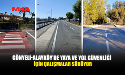 GÖNYELİ-ALAYKÖY’DE YAYA VE YOL GÜVENLİĞİ İÇİN ÇALIŞMALAR SÜRÜYOR