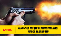 KANUNSUZ ATEŞLİ SİLAH VE PATLAYICI MADDE TASARRUFU