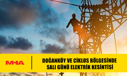DOĞANKÖY VE CİKLOS BÖLGESİNDE SALI GÜNÜ ELEKTRİK KESİNTİSİ