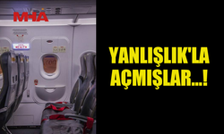 AJET UÇAĞINDA YOLCU ACİL ÇIKIŞ KAPISINI AÇTI!