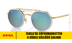 İSKELE’DE SÜPERMARKETTEN 6 GÜNEŞ GÖZLÜĞÜ ÇALINDI