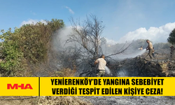 YENİERENKÖY’DE YANGINA SEBEBİYET VERDİĞİ TESPİT EDİLEN KİŞİYE CEZA!
