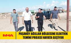 PAŞAKÖY AĞILLAR BÖLGESİNE ELEKTRİK TEMİNİ PROJESİ HAYATA GEÇİYOR