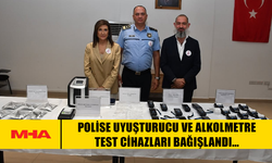 POLİSE UY*ŞTURUCU VE ALKOLMETRE TEST CİHAZLARI BAĞIŞLANDI