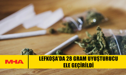 LEFKOŞA’DA 28 GRAM UY*ŞTURUCU ELE GEÇİRİLDİ