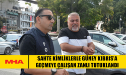 SAHTE KİMLİKLERLE GÜNEY KIBRIS’A GEÇMEYE ÇALIŞAN ZANLI TUTUKLANDI