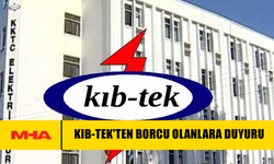 KIB-TEK'TEN BORCU OLANLARA DUYURU