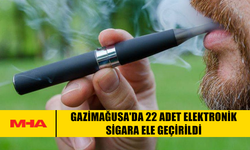 GAZİMAĞUSA'DA 22 ADET ELEKTRONİK SİGARA ELE GEÇİRİLDİ