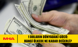 1 DOLARIN DÜNYADAKİ GÜCÜ: HANGİ ÜLKEDE NE KADAR DEĞERLİ?