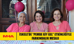 İSKELE’DE “PEMBE GİY GEL” ETKİNLİĞİYLE FARKINDALIK MESAJI