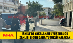 İSKELE'DE YAKALANAN UY*ŞTURUCU ZANLISI 8 GÜN DAHA TUTUKLU KALACAK
