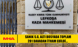 SANIK S.G, ALTI DOSYADA TOPLAM 281 DAVADAN İTHAM EDİLDİ...