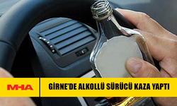 GİRNE’DE ALKOLLÜ SÜRÜCÜ KAZA YAPTI