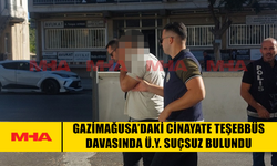 CİNAYATE TEŞEBBÜS DAVASINDA Ü.Y. SUÇSUZ BULUNDU