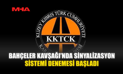 BAHÇELER KAVŞAĞI’NDA TRAFİK IŞIKLARI DEVREDE