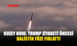 KUZEY KORE, TRUMP ZİYARETİ ÖNCESİ BALİSTİK FÜZE FIRLATTI