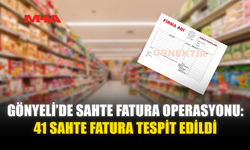GÖNYELİ’DE SAHTE FATURA OPERASYONU