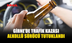 GİRNE’DE TRAFİK KAZASI: ALKOLLÜ SÜRÜCÜ TUTUKLANDI