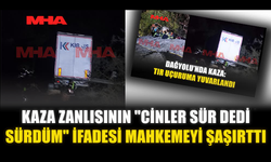 KAZA ZANLISI: “CİNLER SÜR DEDİ, SÜRDÜM”