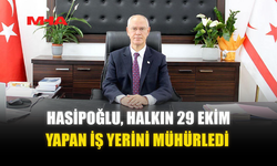HASİPOĞLU, HALKIN 29 EKİM CUMHURİYET BAYRAMI’NI KUTLADI