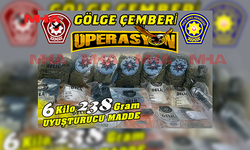 BOĞAZKÖY’DE “GÖLGE ÇEMBERİ OPERASYONU”NDA 6 KİLO SKUNK ELE GEÇİRİLDİ