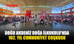 DOĞU AKDENİZ DOĞA İLKOKULU’NDA 102. YIL CUMHURİYET COŞKUSU