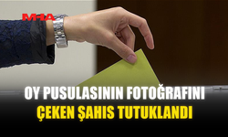 OY PUSULASININ FOTOĞRAFINI ÇEKTİ TUTUKLANDI