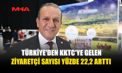 TÜRKİYE'DEN KKTC'YE GELEN ZİYARETÇİ SAYISI YÜZDE 22,2 ARTTI