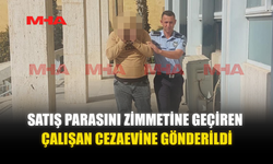 ÇALIŞTIĞI YERDE HIRSIZLIK YAPAN ŞAHIS CEZAEVİNE GÖNDERİLDİ