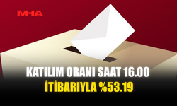 KATILIM ORANI SAAT 16.00 İTİBARIYLA %53.19