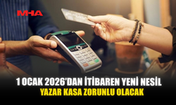 1 OCAK 2026’DAN İTİBAREN YENİ NESİL YAZAR KASA ZORUNLU OLACAK