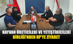 HAYVAN ÜRETİCİLERİ VE YETİŞTİRİCİLERİ BİRLİĞİ’NDEN HP'YE ZİYARET