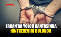 ERCAN’DA YOLCU ÇANTASINDA HİNTKENEVİRİ BULUNDU