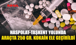 HASPOLAT-TAŞKENT YOLUNDA ARAÇTA 250 GR. KOKAİN ELE GEÇİRİLDİ