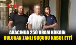 ARACINDA 250 GRAM KOKAİN BULUNAN ZANLI SUÇUNU KABUL ETTİ
