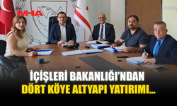 İÇİŞLERİ BAKANLIĞI’NDAN DÖRT KÖYE ALTYAPI YATIRIMI…