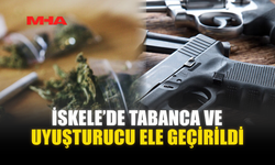 İSKELE’DE TABANCA VE UY*ŞTURUCU ELE GEÇİRİLDİ