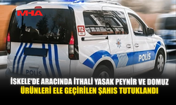 İSKELE'DE ARACINDA İTHALİ YASAK PEYNİR VE DOMUZ ÜRÜNLERİ ELE GEÇİRİLEN ŞAHIS TUTUKLANDI