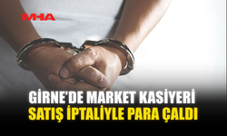 GİRNE’DE MARKET KASİYERİ SATIŞ İPTALİYLE PARA ÇALDI