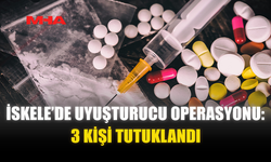 İSKELE’DE UY*ŞTURUCU OPERASYONU: 3 KİŞİ TUTUKLANDI