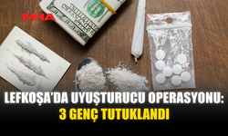 LEFKOŞA’DA UY*ŞTURUCU OPERASYONU: 3 GENÇ TUTUKLANDI