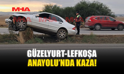 GÜZELYURT-LEFKOŞA ANAYOLU’NDA KAZA!