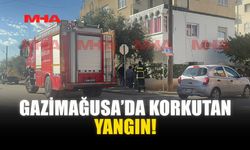 GAZİMAĞUSA’DA KORKUTAN YANGIN!