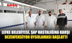 LEFKE BELEDİYESİ, ŞAP HASTALIĞINA KARŞI DEZENFEKSİYON UYGULAMASI BAŞLATTI