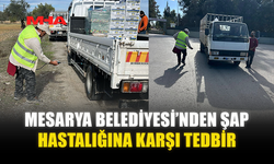 MESARYA BELEDİYESİ’NDEN ŞAP HASTALIĞINA KARŞI TEDBİR