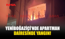 YENİBOĞAZİÇİ’NDE APARTMAN DAİRESİNDE YANGIN!