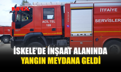 İSKELE’DE İNŞAAT ALANINDA YANGIN MEYDANA GELDİ