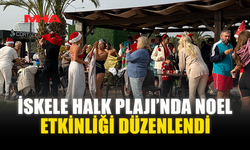 İSKELE HALK PLAJI’NDA NOEL ETKİNLİĞİ DÜZENLENDİ