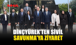 DİNÇYÜREK’TEN SİVİL SAVUNMA’YA ZİYARET