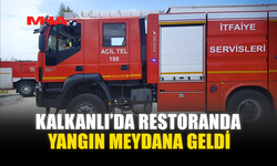 KALKANLI’DA RESTORANDA YANGIN MEYDANA GELDİ